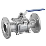 3PC Strainless Steel Flanged Ball Valve