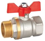 Butterfly Handle Angle Brass Ball Valve