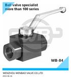 A105 High Pressure Hydraulic Ball Valve 1/4