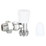 Brass Angle Radiator Valve with Nickle Plated