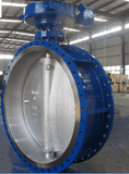 API Carbon Steel Flange Hard Sealing Butterfly Valves 64inch