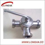 Sanitary Stainless Steel Threaded Plug Valve