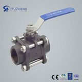 3PC Carbon Steel Ball Valve in NPT Thread