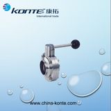 Manual Sanitary Welding Butterfly Valve