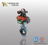 Pneumatic Wafer Butterfly Valve with Limited Switch Box