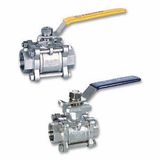 3PC Threaded Ball Valve