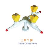 Broen Brand Triple Laboratory Gas Valve