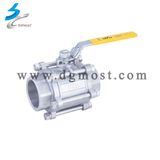 3 PC 304/316 Casting High Platform Full Bore Ball Valve