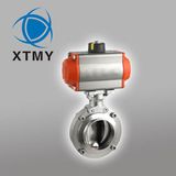 Sanitary Horizontal Pneumatic Butterfly Valve