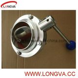 Sanitary Welded Butterfly Valve