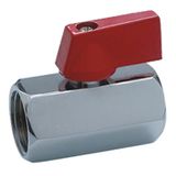 Brass Mini Ball Valve (BV-1023) F/F with Aluminium Handle