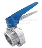 High Quality Sanitary Stainless Steel Thread-Welded Butterfly Valve