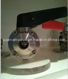 Sanitary Plastic Handle Weld Butterfly Valve