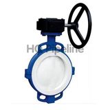 Wafer Type Butterfly Valve with Gear Operator