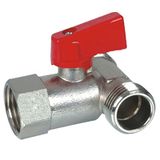 Brass 3 Way Ball Valve (BV-1029) M/F/M with Aluminium Handle