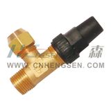 Brass Right Angle Valve Refrigeration Parts Air Conditioner Parts