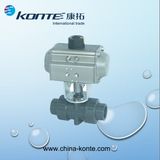 Pneumatic PVC (Plastic) Ball Valve with Double Union Connection