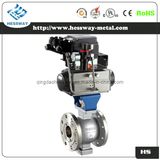 Pneumatic Regulating Valve Ball Valve with V Type