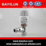 Home Heating Automatic Angle Brass Thermostatic Radiator Valve
