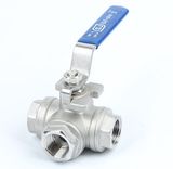 Stainless Steel 3 Way Ball Valve