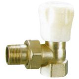 Brass Angle Radiator Valve with Nickle Plated