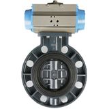 PVC Penumatic Butterfly Valve DN50-DN300