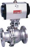 Stainless Teel Pneumatic Valve, Flange Ball Valve