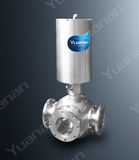 Sanitary Pneumatic 3 Way Ball Valve (YAQ-1)