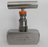 High Pressure Stainless Steel 316L Straight Thread Needle Valve