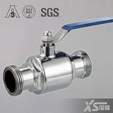 Stainless Steel Sanitary Threading Straight Ball Valve