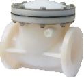 PVDF/CPVC/FRPP Swing Check Valve (H44X) ,Plastic Check Valve