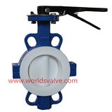 PTFE Lining Split Body Butterfly Valve