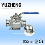 Sanitary 3 Piece Quick Install Ball Valve