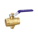 101 Measure Temperature Brass Ball Valve (SS2130)