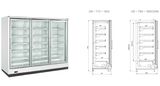 Slim Glass Door Display Chiller