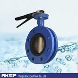 Manual 150lb/Pn10/Pn16 CF8/CF8m Flange Type Butterfly Valve