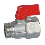 Brass Mini Ball Valve (BV-1026) M/F with Aluninium