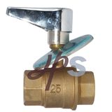 Brass Ball Valve with Ornate Cap