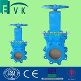 API Cast Iron Lug Type Knife Manual Gate Valve