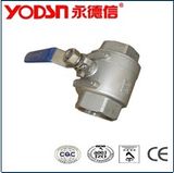 Sanitary Stainless Steel 2PC Ball Valve (ISO9001: 2008, CE, TUV Certified)