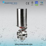 Vertical Pneumatic Sanitary Butterfly Valve