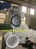 Pneumatic Actuator CF8m Wafer Type Butterfly Valve