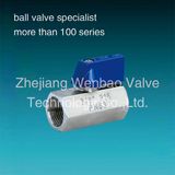 Ss304 Ss316 Female Threaded Mini Ball Valve Pn63