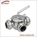 Stainless Steel 3 Way Female Threaded Plug Valve