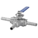 Stainless Steel Three Way Ball Valve