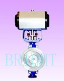 Hb2416 Eccentric Pneumatic Butterfly Valve