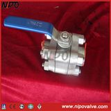 3-PCS Stainless Steel Threaded Ball Valve