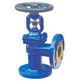 Angled DIN Bellow Globe Valve