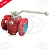 PFA/FEP Lined Ball Valve (ANSI flange 150lb, 300lb)