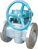 Flange Two Way Sleeve Type Plug Valve with Bare Stem